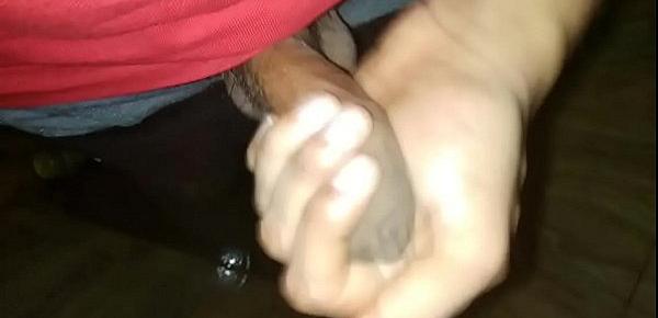  Jerking uncut indian dick